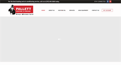 Desktop Screenshot of pallettheatingandcooling.com